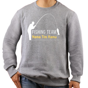 Jaket Sweater Fishing Team