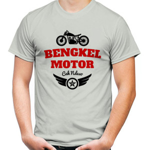 Kaos Bengkel Motor Cak Ndeso