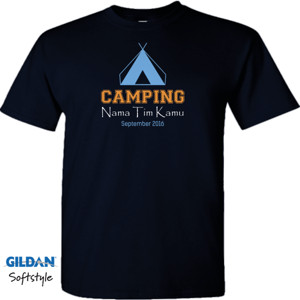 Kaos Kemah bersama Tim
