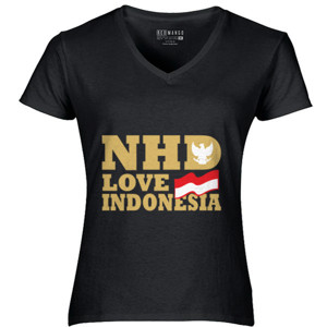 Kaos NHD Love Indonesia Gold