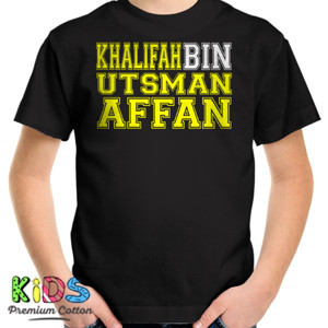 Kaos KHALIFAH USMAN BIN AFFAN