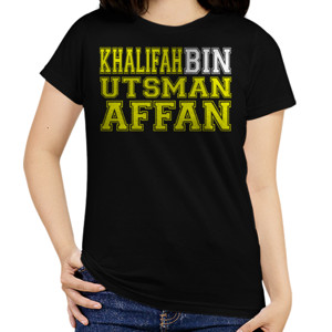 Kaos KHALIFAH USMAN BIN AFFAN