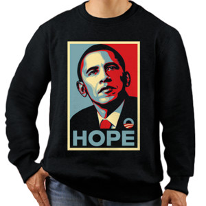Jaket Sweater Hope Obama