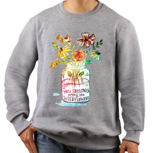 Jaket Sweater kaos wild flower