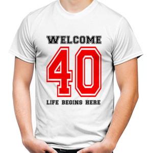 Kaos Kaos Custom Keren - Life Begins at 40