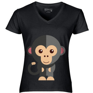 Kaos Kaos cowok monkey smile