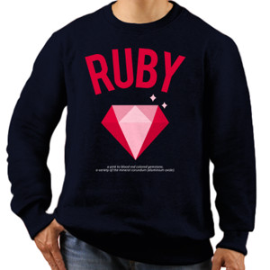 Jaket Sweater Ruby Gemstone