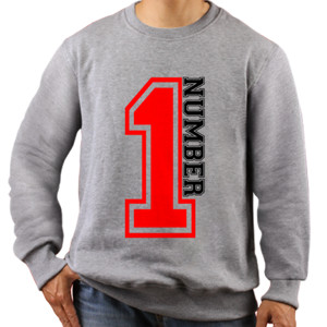 Jaket Sweater Kaos Custom Keren - Number One