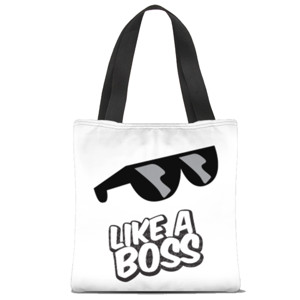 Tas Tote Fullprint Like a boss