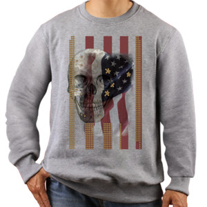 Jaket Sweater Skull Of USA - Gold Edition
