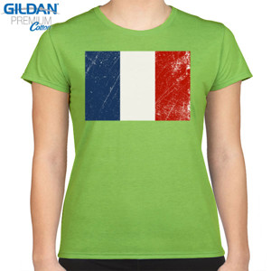 Kaos France Grunge Flags