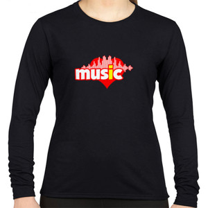 Kaos i love music design by octerson
