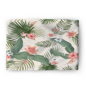 Sarung Bantal Tropical foliage illustration