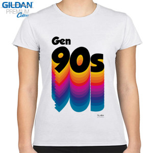 Kaos Kaos Wanita Gen 90 Gildan by Co_mbro