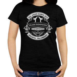 Kaos TAEKWONDO RETRO - ASIAN GAMES 2018 (2SIDED)