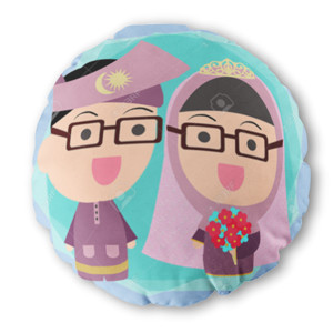 Bantal Bulat pernikahan