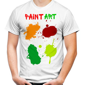 Kaos Custom Desain Paint Art - Customic47