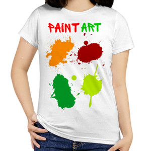 Kaos Custom Desain Paint Art - Customic47