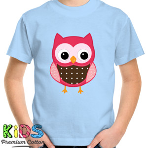 Kaos Kaos Anak Gambar Owl