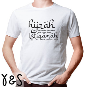Kaos Hijrah (putih)