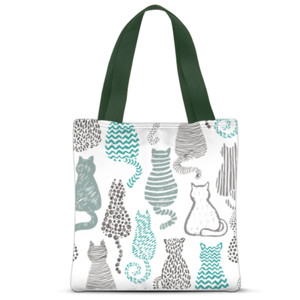 Tas Tote Fullprint Cat-3