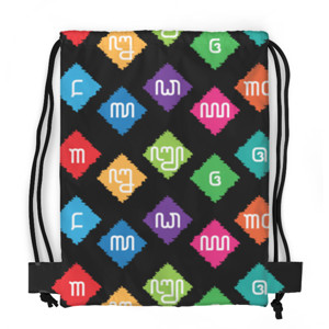 Tas Serut Fullprint Tas Serut Motif Angka Jawa