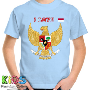Kaos Kaos anak ~ I Love Indonesia