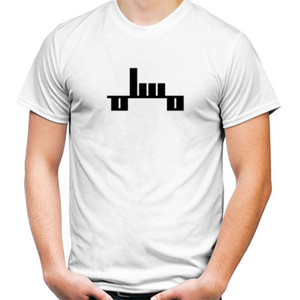 Kaos Muslim Straight Solid Black-White