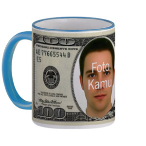 Mug Uang 100 Dolar Amerika