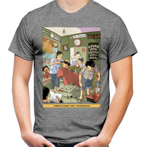 Kaos Pangkas Rambut Asep, Pesanggrahan