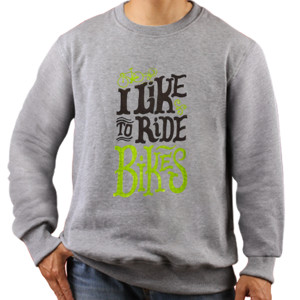 Jaket Sweater Bike DNA Font