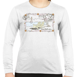 Kaos Liburan di Pantai