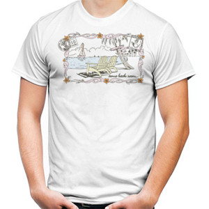 Kaos Liburan di Pantai