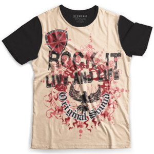 Kaos Fullprint Rock It Live and life