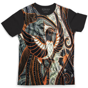 Kaos Fullprint Batik Burung