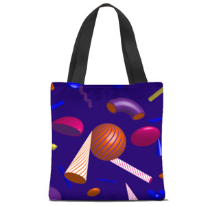 Tas Tote Fullprint Motif 3D