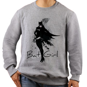 Jaket Sweater kaos batgirl