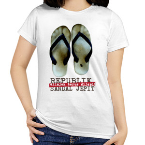 Kaos Republik Sandal Jepit