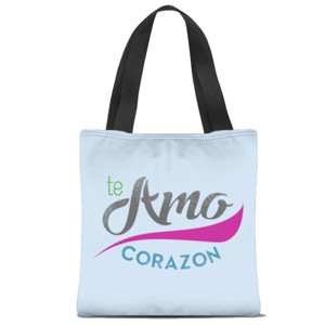 Tas Tote Fullprint TE AMO CORAZON