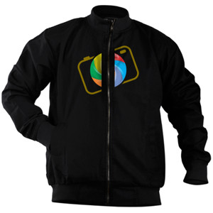 Jaket Bomber Color lens camera