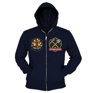 Hoodie Zipper Minecraft Player Jacket Hoodie