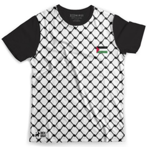 Kaos Fullprint Keffiyeh Putih RG0030