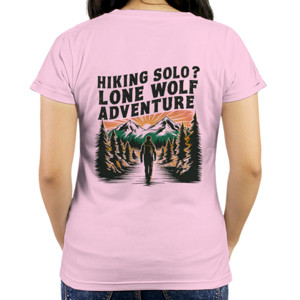 Kaos Solo Hiking Gunung - Lone Wolf Adventure