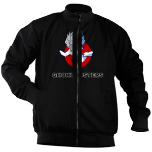 Jaket Bomber Ghokubusters design shirt