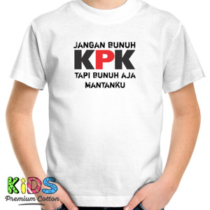 Kaos Kaos KPK lucu Kaos Zaman now S to 2XL