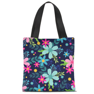 Tas Tote Fullprint GIRLY FLOWER