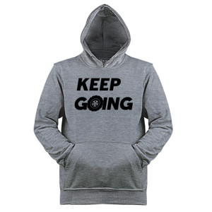 Jaket Hoodie Quotes - KEEP GOING.