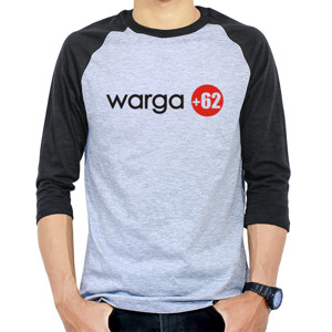 Kaos Raglan raglan warga +62