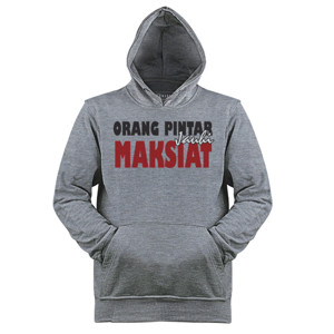 Jaket Hoodie Orang Pintar Jauhi Maksiat