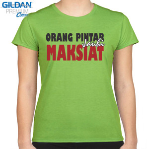 Kaos Orang Pintar Jauhi Maksiat